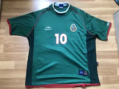 2002 Matchworn Mexico National Team Shirt Dress Jersey From Cuauhtémoc Blanco • £350