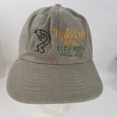 Vtg Trails End Bar Vail Colorado Hat Trucker Strapback Cap Elevation 8150 Ski • $29.99