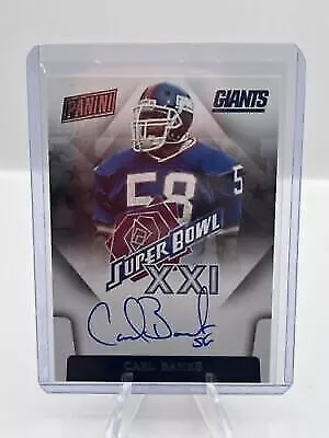 2015 Panini Super Bowl XXI Carl Banks Auto New York Giants • $30