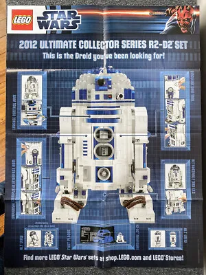 Lego Star Wars R2-d2 Limited Edition Large Poster - Ucs 10225 - New • $19.95