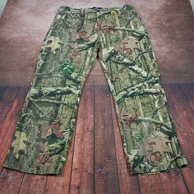 Mossy Oak Break Up Infinity Camo Pants Mens Sz 38x30 Hunting Outdoor Denim VGUC  • $19.99