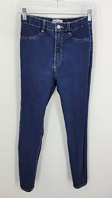 Zara Jeans Womens 6 High Rise Dark Wash Skinny Jegging Blue Denim • $13.67