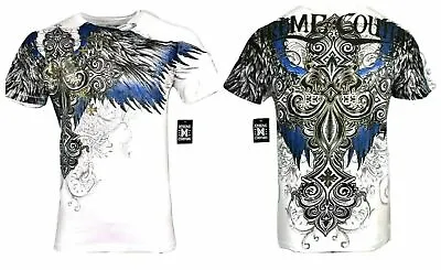 Xtreme Couture By Affliction Men's T-Shirt T-Shirt ENSIGN Tattoo Biker MMA • $25.95