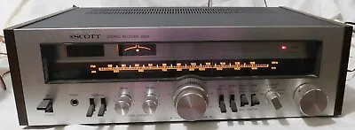 Vintage H H Scott 330R Stereo Receiver Serial # 09040133 Powers On Works • $124.99