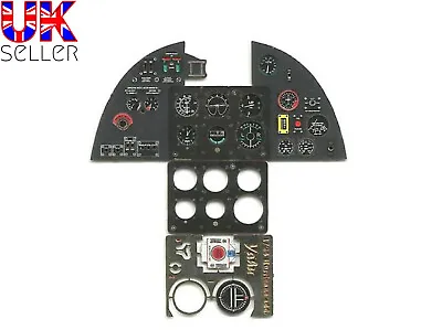 Yahu #yma2402 1/24 Hurricane Mk.ii Photoetched Colored 3d Instrument Panel • £16.19