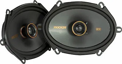 KICKER - KS Series 6  X 8  2-Way Car Speakers With Polypropylene Cones (Pair)... • $90.99