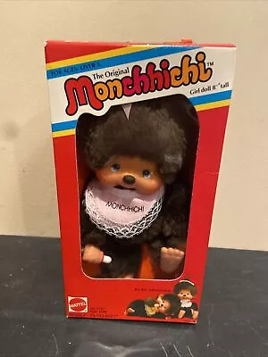 Monchhichi Monkey Mattel 8  Girl Doll 1974 Sekiguchi Rare Vintage 1980 • $99.95