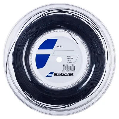 Babolat XCEL  16G 1.30mm (black) 660ft 200m Tennis String Reel  • $219