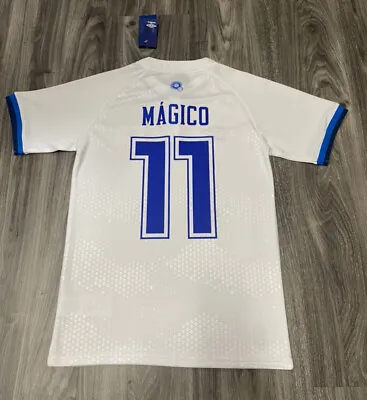 Umbro El Salvador Away Soccer Jersey 22/23 Jorge  Magico  Gonzalez Mens Size • $120