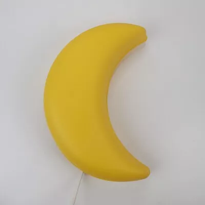 Ikea Smila Mane Yellow Moon Wall Lamp Kids Night Light Bedroom Nursery Corded • £19.99