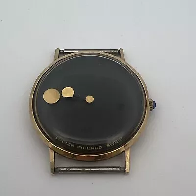 Rare & Collectible 14k Gold Dress Watch Lucien Piccard Lp48b Swiss Made • $599