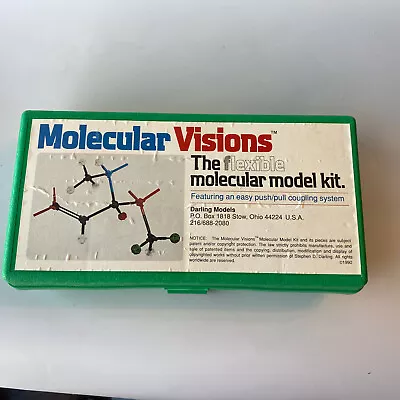 Molecular Visions Flexible Molecular Model Kit Organic Chemistry Not Complete • $8.99