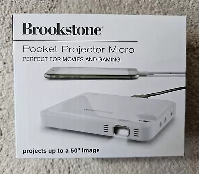 Brookstone 316649 Pocket Projector Micro • $80