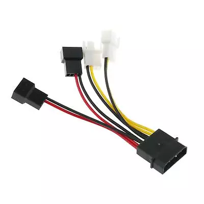 4-Pin Molex To 3-Pin / 4 Pin Fan Power Cable Adapter Connector 2x12V / 2x5V C... • $11.21