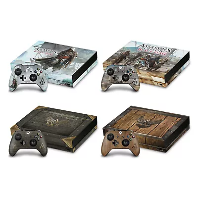 Official Assassin's Creed Black Flag Graphics Vinyl Skin For Xbox One X Bundle • $54.95