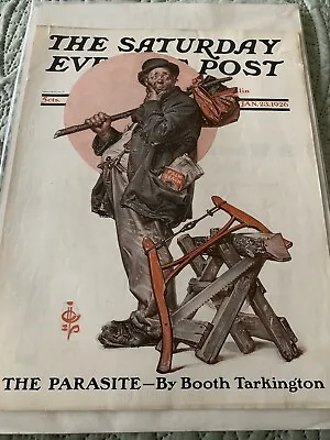 Authentic 1926 Saturday Evening Post “The Hobo” Iconic Cover By JC Leyendecker • $45