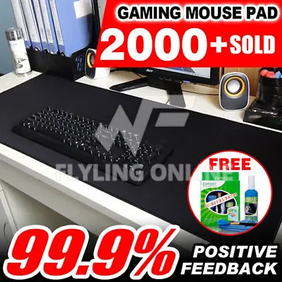 $8.99 • Buy Large Size Gaming Mouse Pad Desk Mat Anti-slip Rubber Speed Mousepad Leather Mat