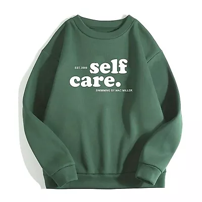 Vintage Mac Miller Self Care Crewneck Sweatshirt Swimming Circles Sweater Merch • $40