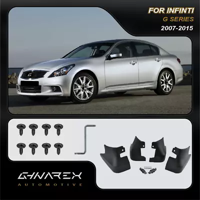 For Infiniti G35 G37 Q40 (V36) 2007-2015 Dirt Mudguards Mud Flaps A Set Of 4 • $68