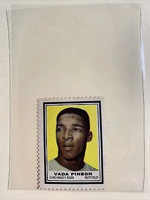 $0.99 • Buy Vada Pinson Cincinnati Reds 1962 Topps Baseball Stamp