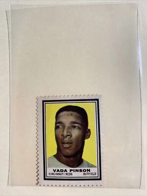$0.99 • Buy Vada Pinson Cincinnati Reds 1962 Topps Baseball Stamp