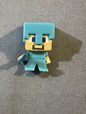 Minecraft Steve In Diamond Armor 1  Inch Mini Action Figure • $6.50