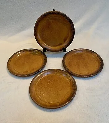 4 Nelson McCoy Pottery 7 1/4” Flared Edge Salad Plates • $28