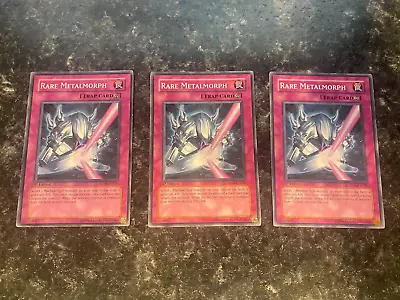 3X Rare Metalmorph SD10-EN035 - Yugioh Yu Gi Oh! 3 Playset 1st Edition • $2.98