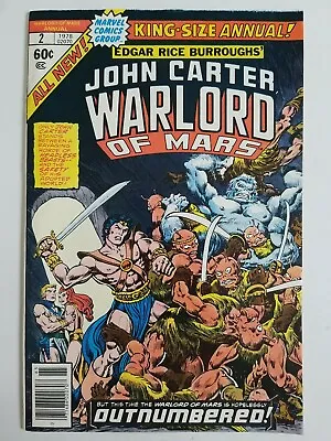 John Carter Warlord Of Mars (1977) Annual #2 - Very Fine • $5