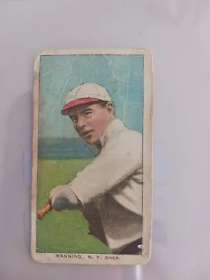 T206 Piedmont 150 Rube Manning  Batting New York Highlanders Ungraded PR • $35