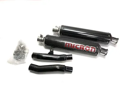 Micron Exhaust Slip On Carbon Triumph Trident 750 900 91 92 94 94 95 96 97 98 • $1088.80