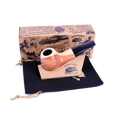 Mr. Brog Workshop New Handmade Tobacco Pipe No. 34 Buldog Natural Pear Fajka • $21