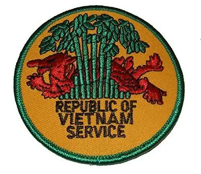 Republic Of Vietnam Service Patch W/ Dragon And Bamboo Design Veteran • $8.98