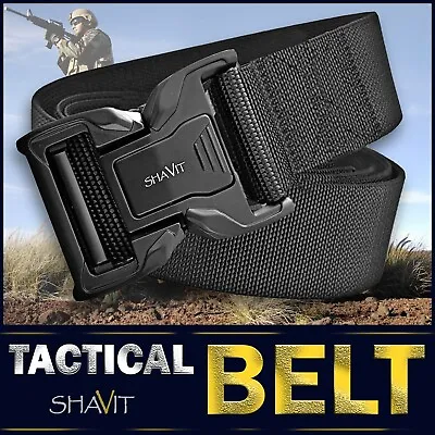 Military Belt For MEN Tactical Work Strap Waistband Belts Quick Release Buckle • $10.89