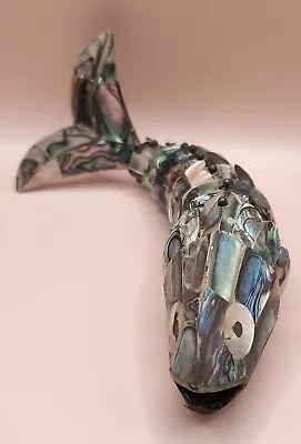 Vintage Abalone Articulated Fish Bottle Opener 8  • $49.99