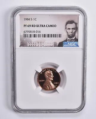PF69 RD UCAM 1984-S Lincoln Memorial Cent NGC Special Label • $18.95
