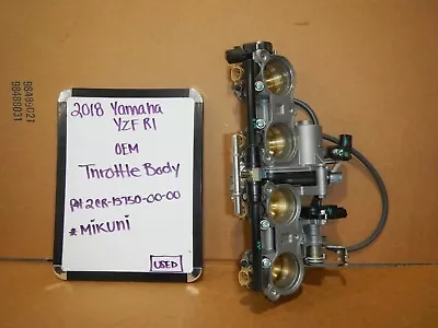 2016-2018 Yamaha YZF R1 OEM Throttle Body 2CR-13750-00-00 • $100