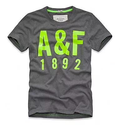 A&F Abercrombie & Fitch Men Emmons Mountain Moose Crew-Neck T-shirt Size SML   • $29.99