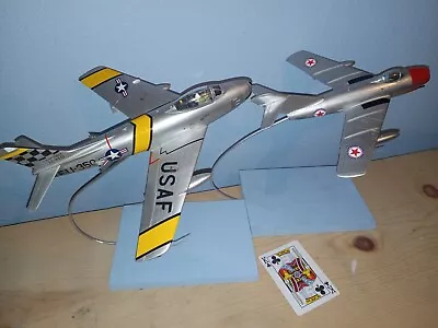 USAF North American F-86-f30 Sabre / MiG 15 Plastic Scale Models Built • $325