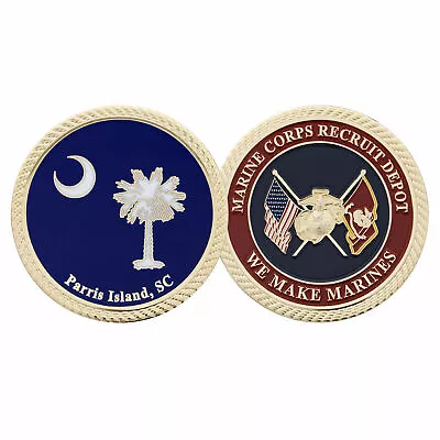 Marine Corps Parris Island Graduation 1.75  Challenge Coin • $36.99