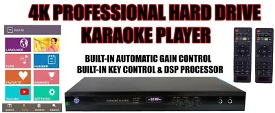Singtronic KTV-9000UHD Professional 4TB Hard Drive Karaoke Free: 50000 Songs • $599