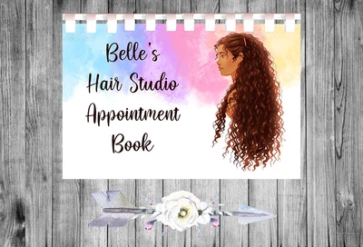 £9.75 • Buy Personalised A4 Appointment Book/Diary - Beauty - Makeup - Hair - BP24