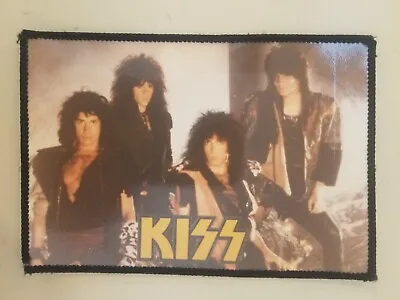 KISS RARE Vintage Animalize Band Picture Patch Eric Carr Mark St John VG COOL! • $25