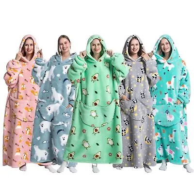 £87.06 • Buy Oversized Hoodie Soft Sweatshirt Blanket Cozy Warm Colorful Comfy Cute One Size