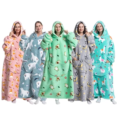 £87.06 • Buy Oversized Hoodie Soft Sweatshirt Blanket Cozy Warm Colorful Comfy Cute One Size