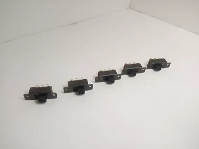 5X Toggle Slide Switch 2 Position 6 Pins Power Sound Audio 2P2T DPDT 125V AC Lot • $11.08