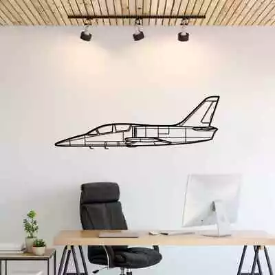 Wall Art Home Decor 3D Acrylic Metal Plane Aircraft USA Silhouette L-39 • $87.99