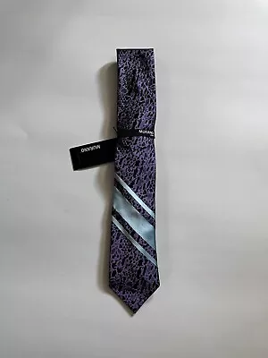 Mens Murano Slim Grey Camo Tie Silk • $11