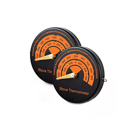 Wood Stove Thermometer Magnetic Chimney Pipe Meter Accessories • $12.99