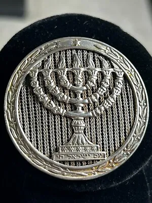 925 Fine Silver Pendant Israel( The People Of Israel 25) Very Rare Piece!  • $120